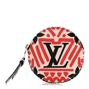 LOUIS VUITTON Monogram Giant Crafty Round Coin Purse